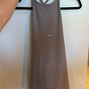SET Active Sportbody The Dress in Stone New with Tags